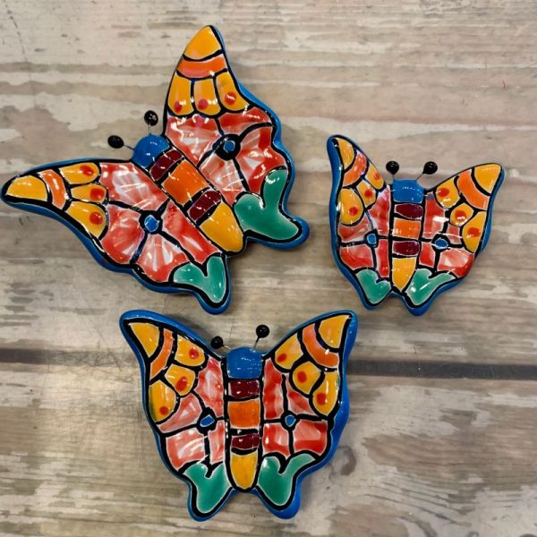 0C9A3C1A-DEA8-4686-BE6A-8F2C7E9300BA_1_201_a7272 Talavera Butterfly Wall Set