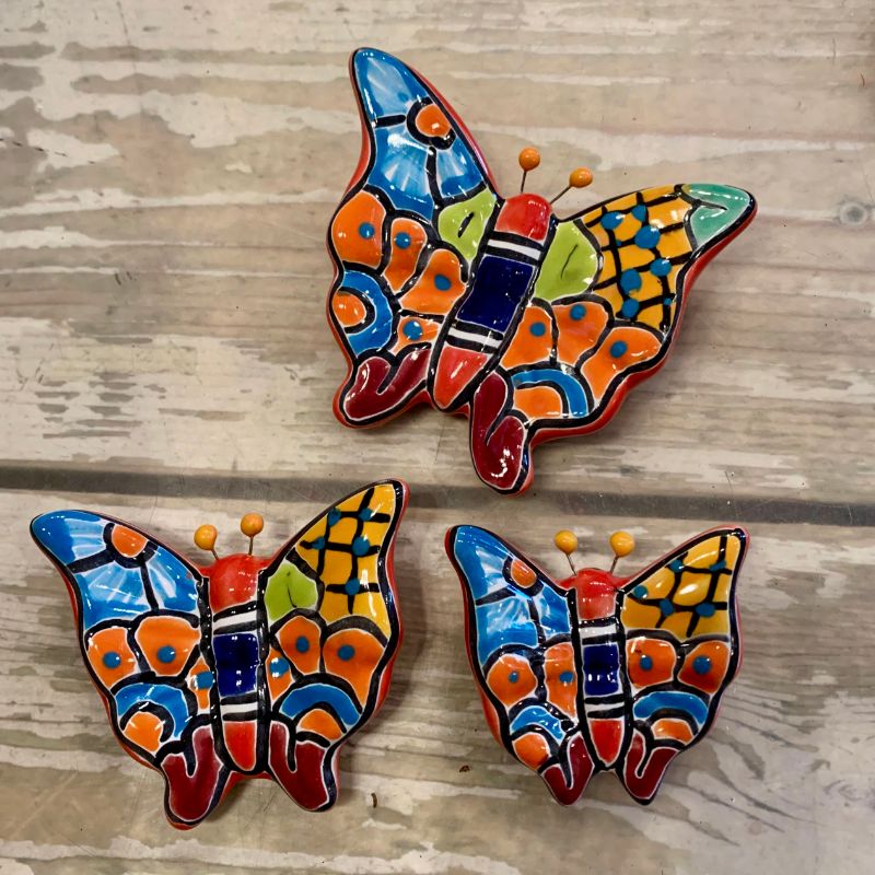 Talavera Butterfly Set