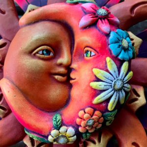Floral Sun and Moon
