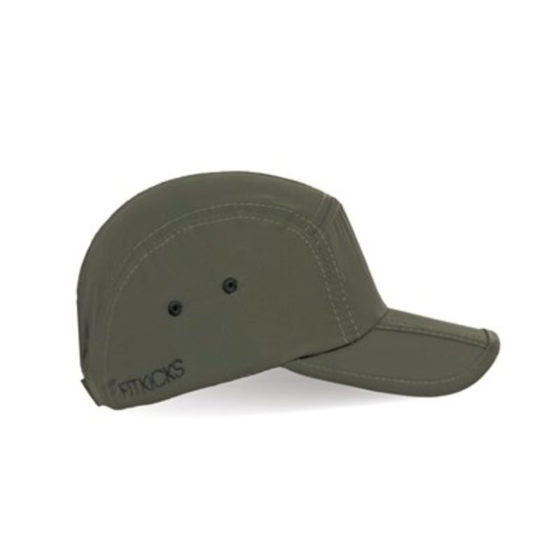 FitKicks Folding Cap Green