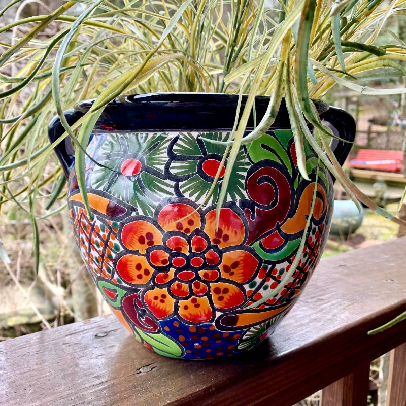 MExican talavera chata planter