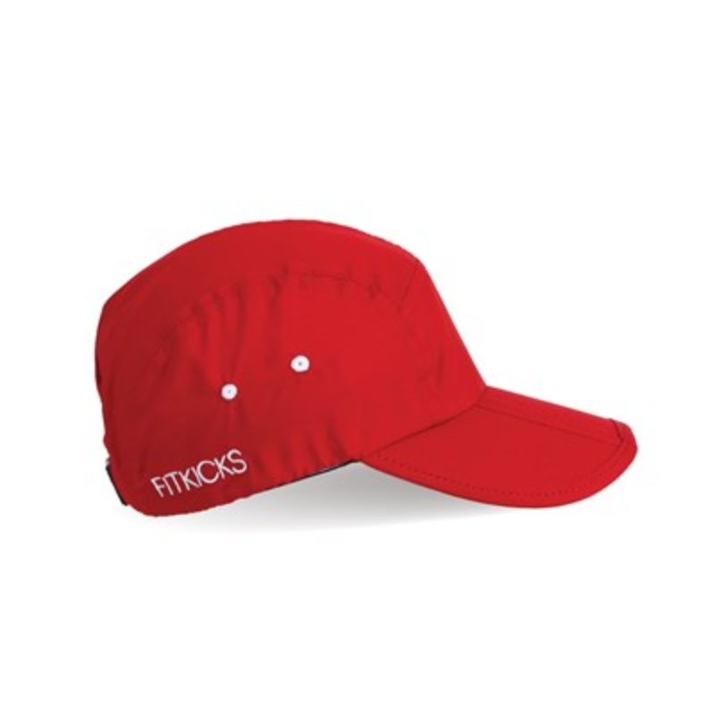 FitKicks Folding Cap Red