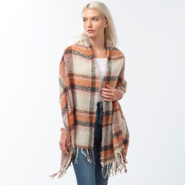 Simply Noelle Cozy Plaid Scarf Wrap